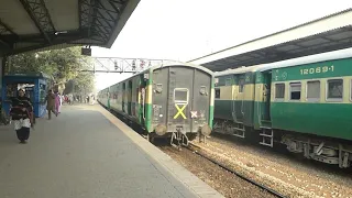 Tezgam express & Shalimar express 2 train departure landhi jn | Pakistan Railways