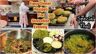 Special Veg Thali For A Stress-Free Evening 🙂| Easy Dinner Recipes For Seasonal Satisfaction | Vlog