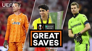 SZCZĘSNY, BOUNOU, HRADECKY | #UEL Great Saves Of The Season