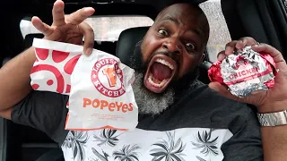 Popeyes Chicken Sandwich vs Chick Fil-A | WHICH IS BETTER?