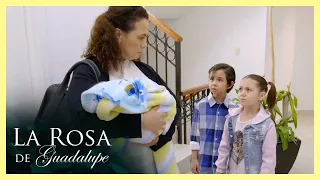 La Rosa de Guadalupe: Lucero y sus hermanos son llevados a un orfanato | Volver a ver el cielo