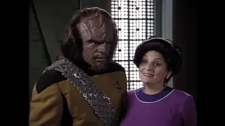 Lt. Worf Parents come onboard