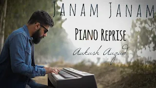 Janam Janam Piano Reprise | By Aakash Aazad