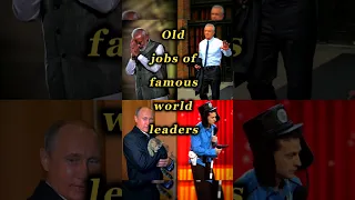 Old jobs of popular world leaders #shorts #putin #modi #viral #trending #youtubeshorts #youtube #yt