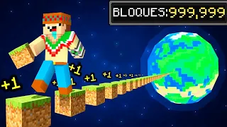 ¡Minecraft PERO viajé 1,000,000 de BLOQUES! 👟🚩🏁 SILVIOGAMER MINECRAFT PERO