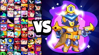 PARAGON MECHA COLT vs ALL BRAWLERS! With HYPERCHARGE! | Brawl Stars