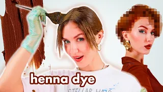 Colouring my hair with Henna on Previously dyed hair