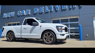 2023 Supercharged F150! Lowered F150 with IHC lowering kit! Roush Supercharged F150 w 705 hp!