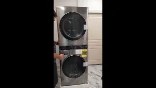 LG Washer Tower Laundry Center WKE100HVA  DIY install - Part 1