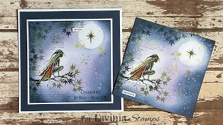 Star Gazing with Raven by Jo Rice #laviniastamps #cardmaking