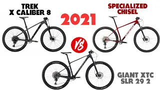 Trek X-Caliber 8 vs. Specialized Chisel vs. Giant XTC SLR 29 2: Which One Is Best?