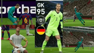 M. NEUER 96 Rated GK , Stats & Review💪🔥 , PES 2020 Mobile, National Team Selection , GERMANY