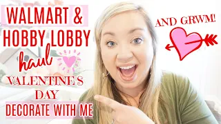 WALMART AND HOBBY LOBBY HAUL | VALENTINES DAY DECORATE WITH ME | JESSICA O'DONOHUE