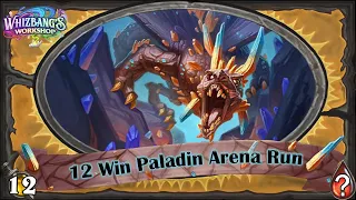 Can I Finally Get The Azerite Dragon? 12 Win Paladin Hearthstone Arena Run