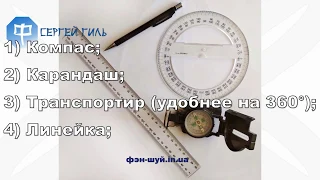 Нанесение сетки ба гуа на план квартиры, дома, офиса или участка