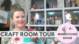 Craft Room Tour 2023 | Utilizing Mismatched and DIY Furniture | Creative Design Team Collab