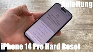 Apple iPhone 14 Pro (2022) Hard Reset (Reboot) bei Funktion Verlust oder Fehlfunktionen Anleitung
