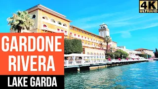 Gardone Riviera - Italia, Lago di Garda - tour a piedi | 4K