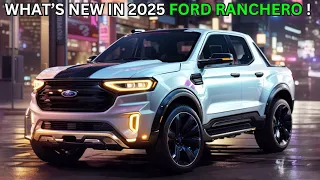 2025 Ford Ranchero Revealed : Bridging Classic and Contemporary