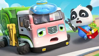 Garbage Truck is Sick | Super Ambulance, Police Car | Car Cartoon | Kids Song | BabyBus - Cars World