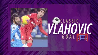 Vlahovic vs Napoli - Classic Goal  - Great Shot