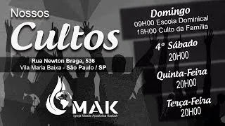 Culto da Família | MAK | 11-08-2019 - Dia dos Pais