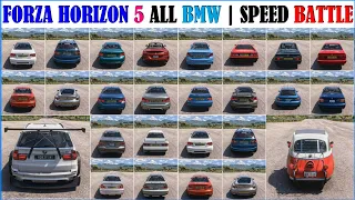 Top Fastest BMW Car in Forza Horizon 5 | BMW Stock Top Speed Battle