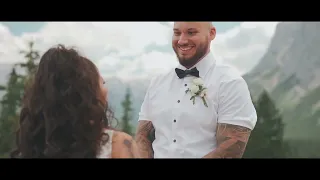 First Look Sneak Peek | Tanisha & Steele | Tunnel Mountain, Banff AB