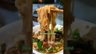 My FIRST TRY, THAILAND BOAT NOODLES #shorts