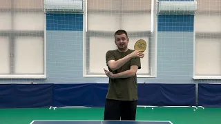 Часть 1. Техника игры справа в настольном теннисе. Разбор ошибок