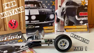 Ford Mustang 1967 Shelby GT-500 в Масштабе 1/8 от компании Deagostini | part 1 | журналы 1 2 3