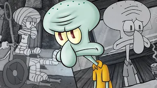 The miserable life of Squidward. The art of being mediocre