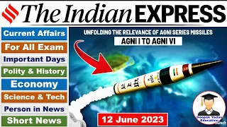 12 June 2023 Indian Express Newspaper Analysis | Daily Current Affairs | The Hindu Analysis