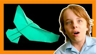 How to make the EAGLE PAPER PLANE from the MOVIE paper planes 🦅