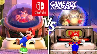 Mario vs. Donkey Kong - Final Bos + Ending Comparison (Gameboy 2004 vs Switch 2024)