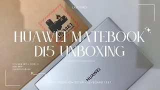 Huawei Matebook D15 unboxing + ghibli setup 📦 ph