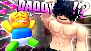 Calling Strangers DADDY as a REAL BABY in Roblox Da Hood Voice Chat