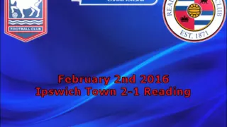 Ipswich Town 2-1 Reading - 2015/16 - BBC Radio Suffolk Highlights