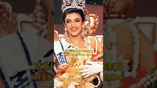 Top 10 iconic MISS UNIVERSE winners in the world #shorts #viral #missuniverse #viralshorts #top10