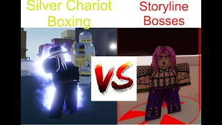 [YBA] Silver Chariot VS All Storyline Bosses