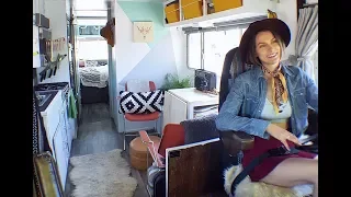 She Transformed A $1,900 Vintage RV Into A Gorgeous Tiny House On Wheels