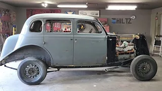 NEW build 🚨 Making a Pickup Truck out of a 1935 Plymouth Touring Sedan