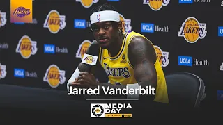 Lakers Media Day 2023 - Jarred Vanderbilt Press Conference
