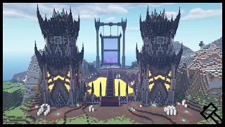 The Nether is taking Over! | an Epic Nether Portal build [ Minecraft TimeLapse ] + World Download