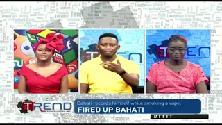 Bahati in trouble with netizens after he records himself vaping | #TTTT