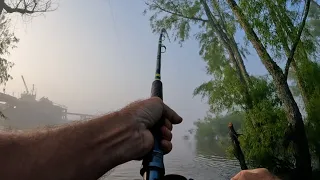 A Morning Bite, Mississippi River Catfish Fishing