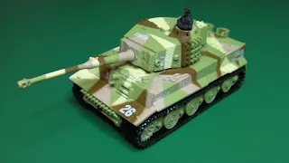 RC Tiger I tank in 1/72 scale