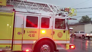 EBFC Units Respond to Lightning Strike