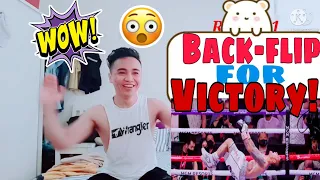 Magsayo's Back-Flip for Victory! | Mark Magsayo vs Julio Ceja's Fight Reaction