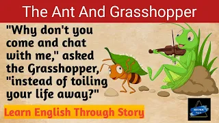 The Ant And Grasshopper Story || English Story || Learn English Through Story || Best Pixel English